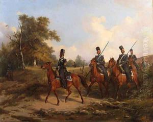 The Life-Guards Atamanskii Cossack Regiment on Manoeuvres The Life-Guards Atamanskii Cossack Regiment on Manoeuvres
