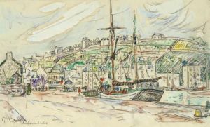 Audierne (1927) by Paul Signac