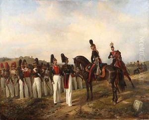 The Russian Grenadier Regiments on Manoeuvres by Karl Friedrich Schulz