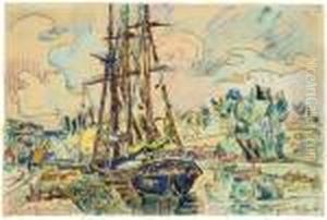 "pontrieux" by Paul Signac