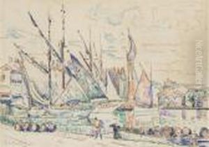 Le Port De St. Tropez by Paul Signac