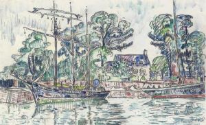 Le Fanny Crossfield A Paimpol by Paul Signac