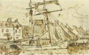 Voilier A Quai by Paul Signac