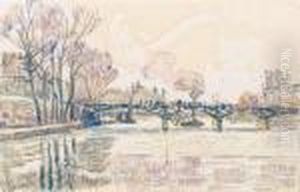 Le Pont Des Arts, Paris by Paul Signac