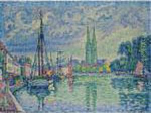 L'odet A Quimper by Paul Signac