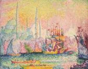 Constantinople (corne D'or) by Paul Signac