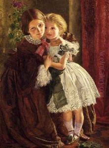 The Lost Glove by Frederick Smallfield, A.R.W.S.