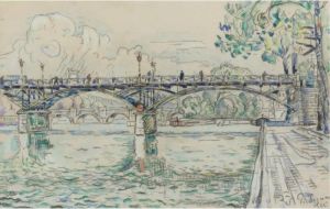 Le Pont Des Arts by Paul Signac