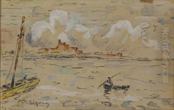 Deux Voiliers Au Port - view 1