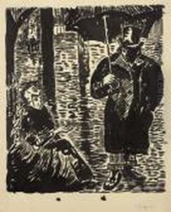 La Mendiante, For La Sociale by Paul Signac