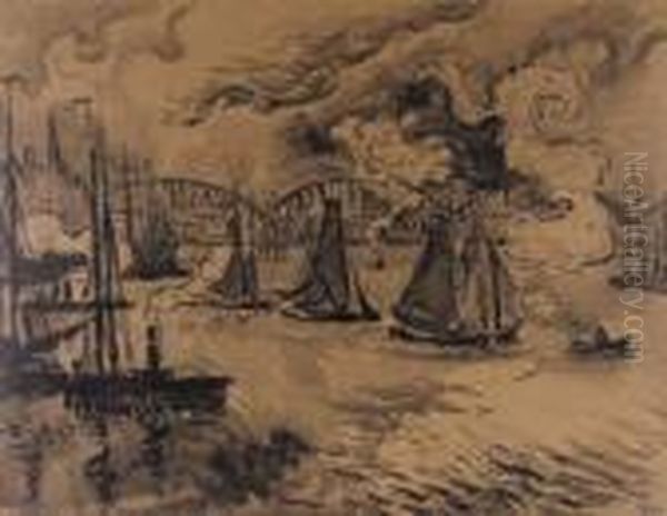 Rotterdam, La Meuse - view 1