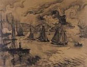 Rotterdam, La Meuse by Paul Signac