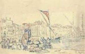 Saint-tropez, Le Port by Paul Signac