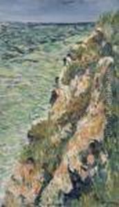 Port-en-bessin, La Falaise by Paul Signac
