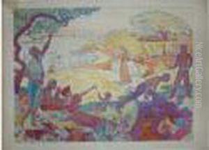Au Temps D'harmonie, 1895-96 by Paul Signac