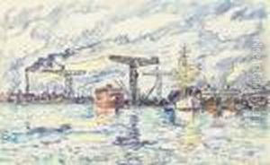 Saint-nazaire by Paul Signac