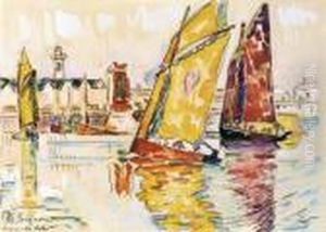 Le Port De La Croix-de-vie by Paul Signac