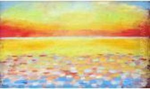 L'horizon Sur La Mer by Paul Signac