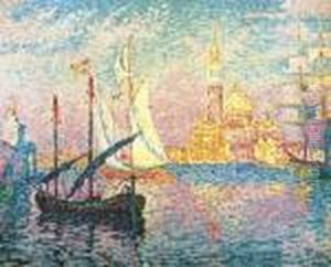 Mouillage De La Giudecca, Venise by Paul Signac