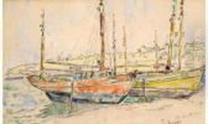 Les Barques by Paul Signac