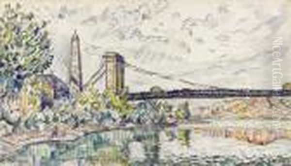 Pont Suspendu Sur La Rance - view 1