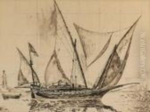 La Voile Latine by Paul Signac