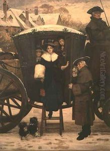 Grandmamas Christmas Visitors by George Adolphus Storey