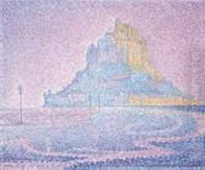 Mont Saint-michel. Brume Et Soleil by Paul Signac