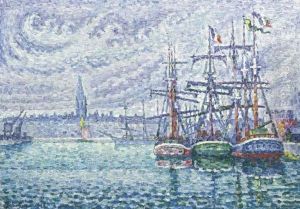 Bassin A Flots. Saint-malo by Paul Signac