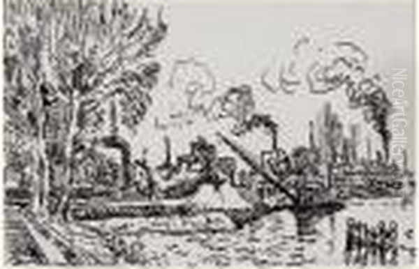 La Seine A Suresnes - view 1