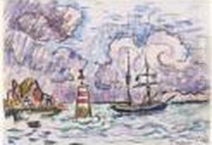 Trieux, Bateau De Peche Et Balise