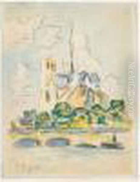 La Seine A Notre-dame - view 1