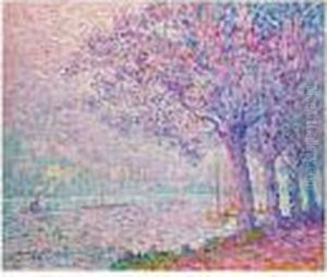 Saint-cloud by Paul Signac