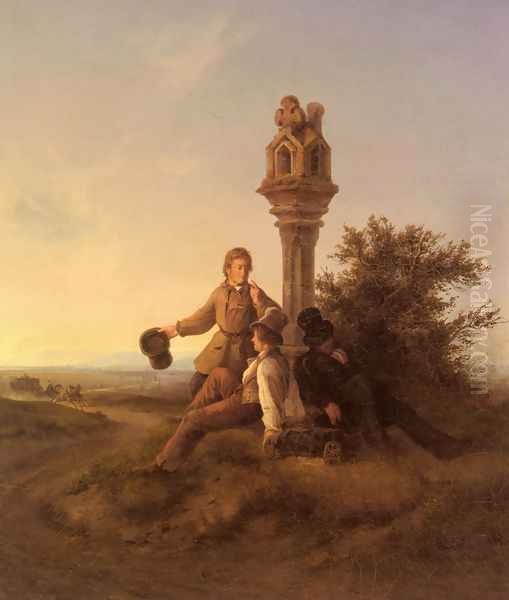Rastende Wanderer (Resting Travellers) - view 1