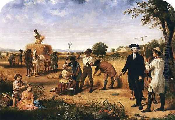 Washington as a Farmer at Mount Vernon - view 1