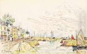 Port De Binic by Paul Signac