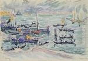 Quai Des Esclavons, Venise by Paul Signac
