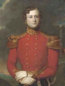 A portrait of Richard French of the 52nd Light Infantry by Stephen Catterson Smith