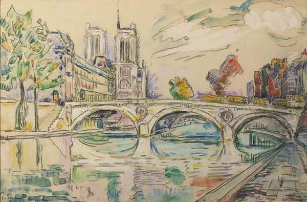Le Pont Neuf Et Notre Dame - view 1