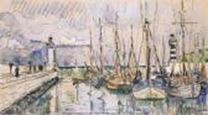 Port De Groix by Paul Signac