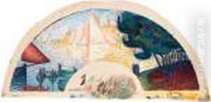 Saint-tropez, Pins Et Voiles by Paul Signac