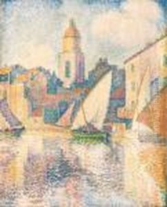 Le Clocher De Saint-tropez by Paul Signac