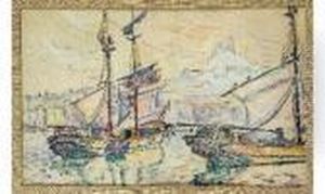 Marseille, Le Port Et Notre-dame De La Garde by Paul Signac