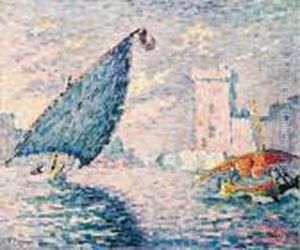 Marseille, Barques De Pche by Paul Signac