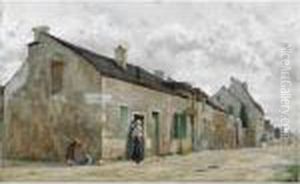 Strada Di Paese A Sud Di Parigi