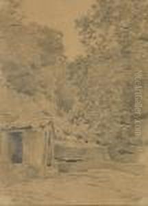 Fonte Di Poggio A Marciana by Telemaco Signorini