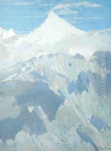 The Weisshorn, 1918 by George Sauter