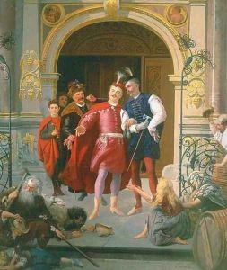 Polish Nobility in Gdansk by Wilhelm August Stryowski (Stryjowski)