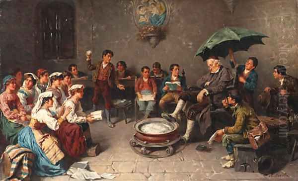 Interior with people - view 1