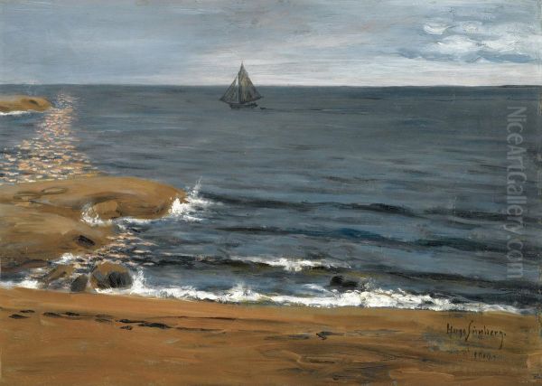 Seascape In Moonlight - view 1